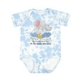 thumbnail image 1 of Inktastic My Daddy Loves Me to the Moon and Back Elephant Family Boys or Girls Baby Bodysuit, 1 of 5