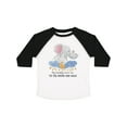 thumbnail image 1 of Inktastic My Daddy Loves me to the Moon and Back Elephant Family Boys or Girls Toddler T-Shirt, 1 of 5