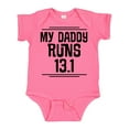 thumbnail image 1 of Inktastic My Daddy Runs Half Marathon Boys or Girls Baby Bodysuit, 1 of 5