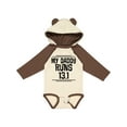 thumbnail image 1 of Inktastic My Daddy Runs Half Marathon Boys or Girls Long Sleeve Baby Bodysuit, 1 of 5