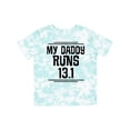 thumbnail image 1 of Inktastic My Daddy Runs Half Marathon Boys or Girls Toddler T-Shirt, 1 of 5
