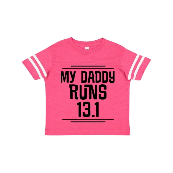 Inktastic My Daddy Runs Half Marathon Boys or Girls Toddler T-Shirt