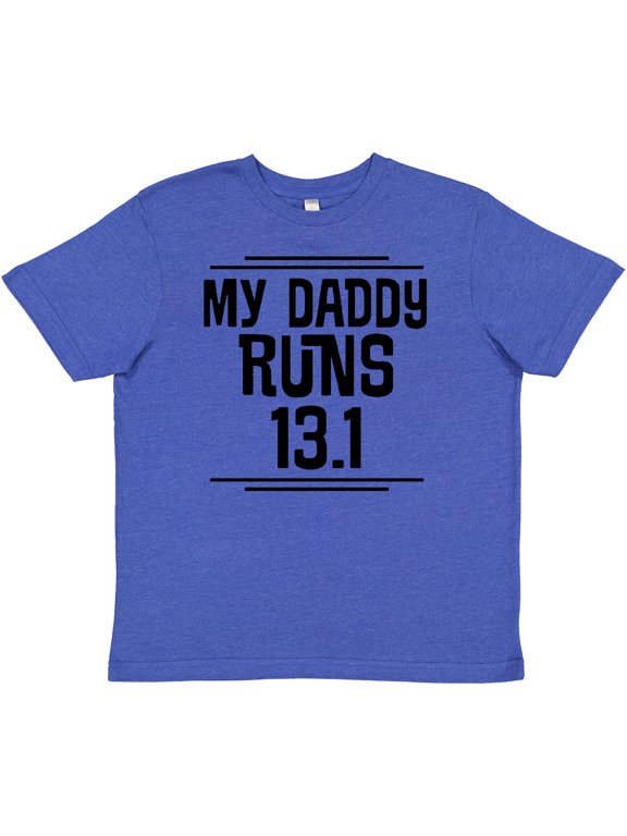My Daddy Runs Half Marathon Youth T-Shirt