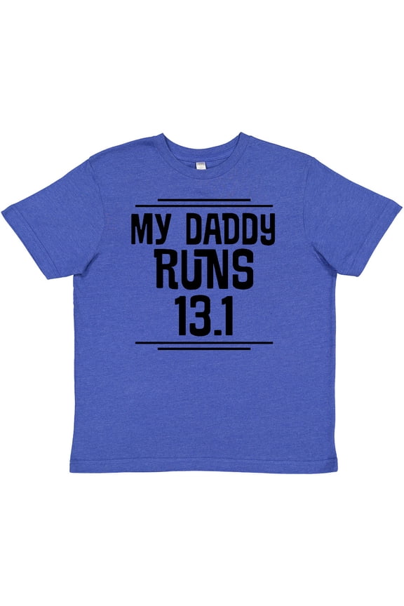 My Daddy Runs Half Marathon Youth T-Shirt