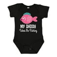 thumbnail image 1 of Inktastic My Daddy Takes Me Fishing Girls Girls Baby Bodysuit, 1 of 5