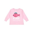 thumbnail image 1 of Inktastic My Daddy Takes Me Fishing Girls Girls Long Sleeve Toddler T-Shirt, 1 of 5