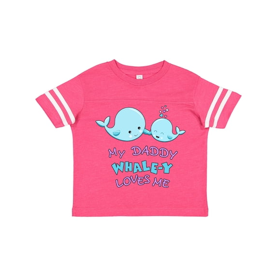 Inktastic My Daddy Whale-y Loves Me Boys or Girls Toddler T-Shirt