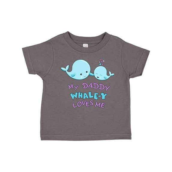 Inktastic My Daddy Whale-y Loves Me Boys or Girls Toddler T-Shirt
