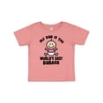 thumbnail image 1 of Inktastic My Daddy Worlds Best Barber Girls Baby T-Shirt, 1 of 5