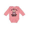 thumbnail image 1 of Inktastic My Daddy Worlds Best Barber Girls Long Sleeve Baby Bodysuit, 1 of 5