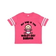 thumbnail image 1 of Inktastic My Daddy Worlds Best Barber Girls Toddler T-Shirt, 1 of 5