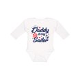 thumbnail image 1 of Inktastic My Daddy is My Sailor Boys or Girls Long Sleeve Baby Bodysuit, 1 of 5