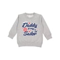 thumbnail image 1 of Inktastic My Daddy is My Sailor Toddler Sweatshirt, 1 of 4