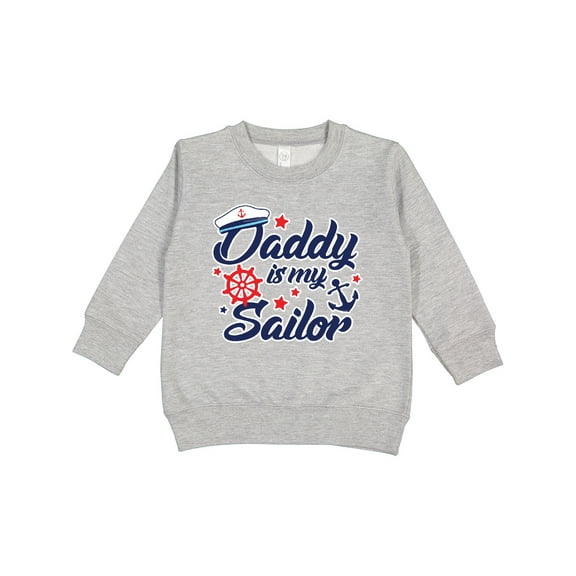 Inktastic My Daddy is My Sailor Toddler Sweatshirt