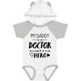 thumbnail image 1 of Inktastic My Daddy is a Doctor and a Hero Boys or Girls Baby Bodysuit, 1 of 5
