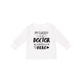 thumbnail image 1 of Inktastic My Daddy is a Doctor and a Hero Boys or Girls Long Sleeve Toddler T-Shirt, 1 of 5