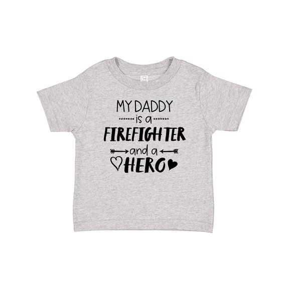 Inktastic My Daddy is a Firefighter and a Hero Boys or Girls Baby T-Shirt