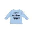 thumbnail image 1 of Inktastic My Daddy is a Firefighter and a Hero Boys or Girls Long Sleeve Toddler T-Shirt, 1 of 5