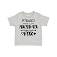 thumbnail image 1 of Inktastic My Daddy is a Firefighter and a Hero Boys or Girls Toddler T-Shirt, 1 of 5