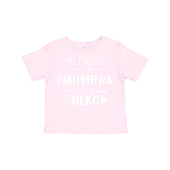 Inktastic My Daddy is a Firefighter and a Hero Boys or Girls Toddler T-Shirt