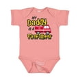 thumbnail image 1 of Inktastic My Daddy is a Firefighter with Fire Truck Boys or Girls Baby Bodysuit, 1 of 5