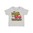 thumbnail image 1 of Inktastic My Daddy is a Firefighter with Fire Truck Boys or Girls Toddler T-Shirt, 1 of 5