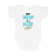 thumbnail image 1 of Inktastic My Daddy is a Nurse Boys or Girls Baby Bodysuit, 1 of 5