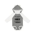 thumbnail image 1 of Inktastic My Daddy is a Nurse and a Hero Boys or Girls Long Sleeve Baby Bodysuit, 1 of 5
