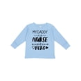 thumbnail image 1 of Inktastic My Daddy is a Nurse and a Hero Boys or Girls Long Sleeve Toddler T-Shirt, 1 of 5