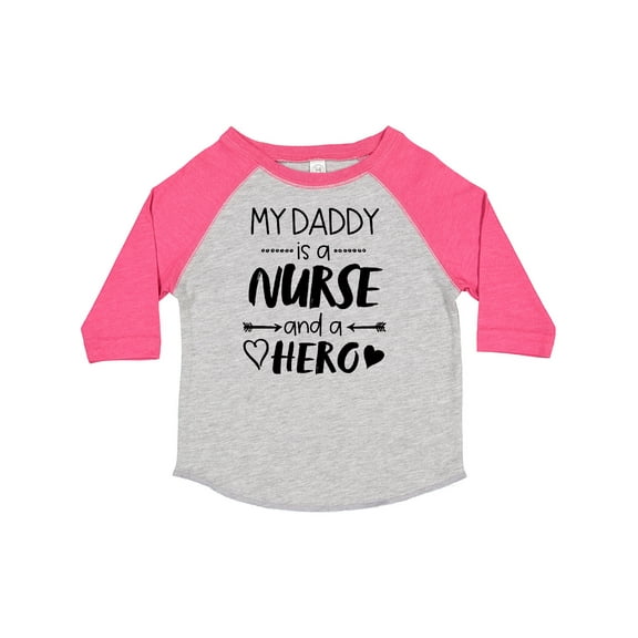 Inktastic My Daddy is a Nurse and a Hero Boys or Girls Toddler T-Shirt