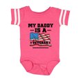 thumbnail image 1 of Inktastic My Daddy is a Veteran Boys or Girls Baby Bodysuit, 1 of 5