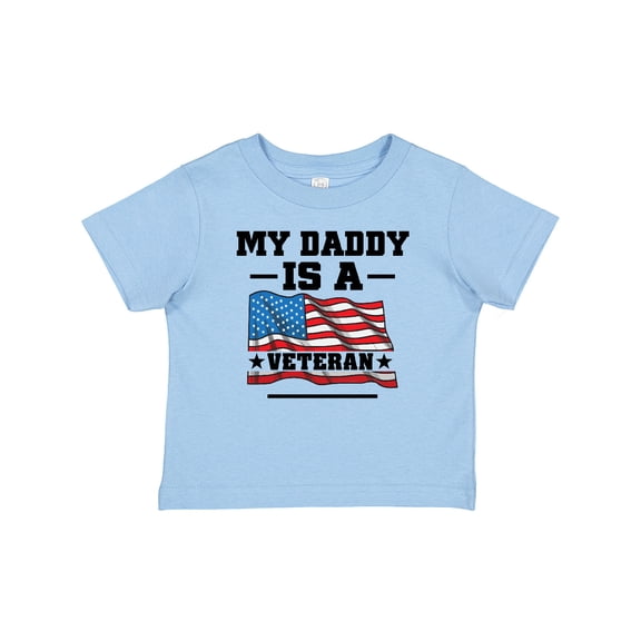 Inktastic My Daddy is a Veteran Boys or Girls Baby T-Shirt
