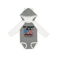 thumbnail image 1 of Inktastic My Daddy is a Veteran Boys or Girls Long Sleeve Baby Bodysuit, 1 of 5