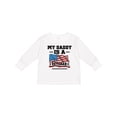 thumbnail image 1 of Inktastic My Daddy is a Veteran Boys or Girls Long Sleeve Toddler T-Shirt, 1 of 5