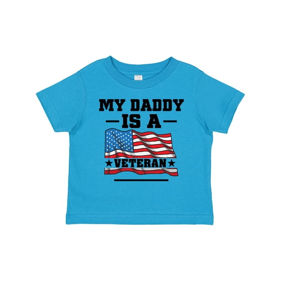 Inktastic My Daddy is a Veteran Boys or Girls Toddler T-Shirt