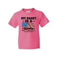 thumbnail image 1 of Inktastic My Daddy is a Veteran Youth T-Shirt, 1 of 5