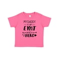 thumbnail image 1 of Inktastic My Daddy is an EMT and a Hero Boys or Girls Baby T-Shirt, 1 of 5