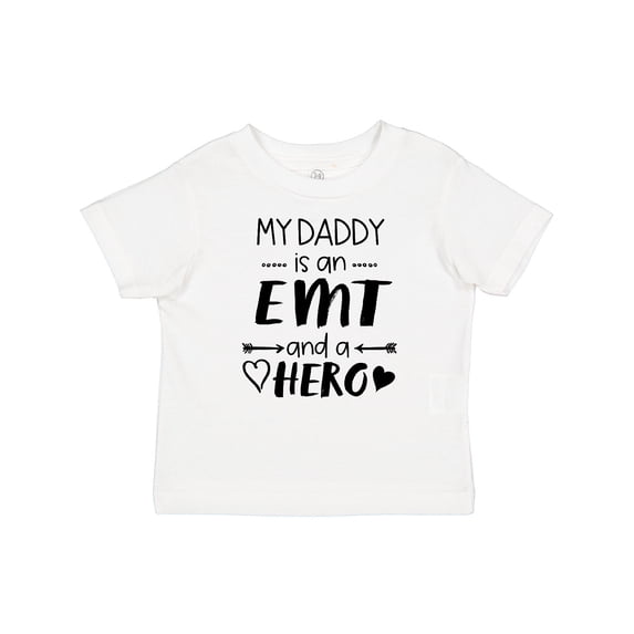 Inktastic My Daddy is an EMT and a Hero Boys or Girls Baby T-Shirt