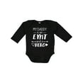 thumbnail image 1 of Inktastic My Daddy is an EMT and a Hero Boys or Girls Long Sleeve Baby Bodysuit, 1 of 5