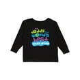 thumbnail image 1 of Inktastic My Daddy is the World’s Best Truck Driver Boys or Girls Long Sleeve Toddler T-Shirt, 1 of 5