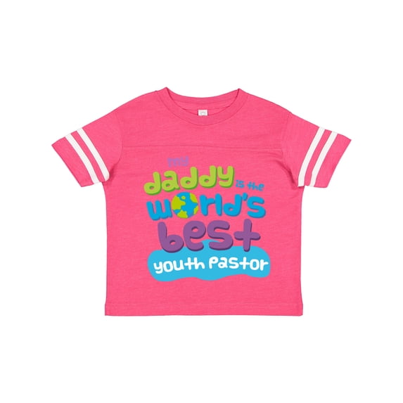 Inktastic My Daddy is the World’s Best Youth Pastor Boys or Girls Toddler T-Shirt
