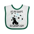 thumbnail image 1 of Inktastic My Daddy's 1st Fathers Day Boys Baby Bib, 1 of 4