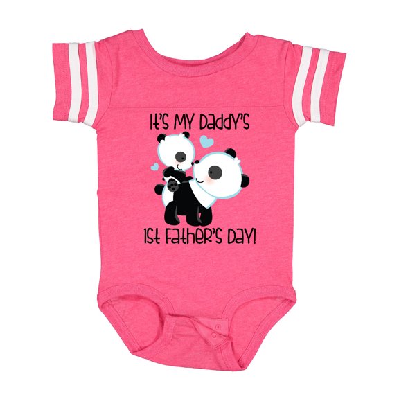 Inktastic My Daddy's 1st Fathers Day Boys Baby Bodysuit
