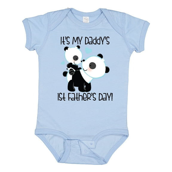 Inktastic My Daddy's 1st Fathers Day Boys Baby Bodysuit