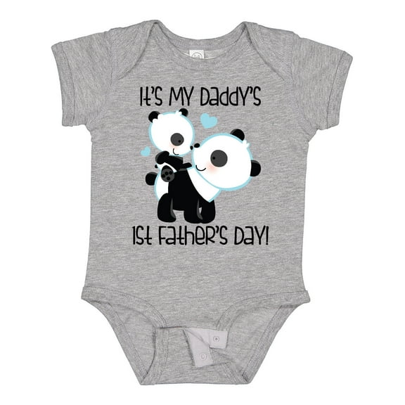 Inktastic My Daddy's 1st Fathers Day Boys Baby Bodysuit