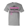 thumbnail image 1 of Inktastic My Daughter is a Survivor Breast Cancer Awareness T-Shirt, 1 of 5