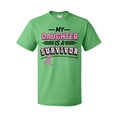 thumbnail image 1 of Inktastic My Daughter is a Survivor Breast Cancer Awareness T-Shirt, 1 of 5