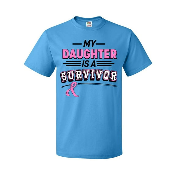 Inktastic My Daughter is a Survivor Breast Cancer Awareness T-Shirt