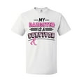 thumbnail image 1 of Inktastic My Daughter is a Survivor Breast Cancer Awareness T-Shirt, 1 of 5