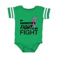 thumbnail image 1 of Inktastic My Daughters Fight is my Fight- breast cancer awareness Boys or Girls Baby Bodysuit, 1 of 5